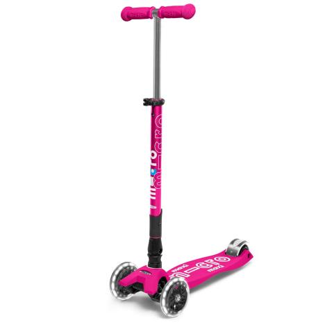 Maxi Micro DELUXE FOLDABLE LED Scooter: Pink £157.95